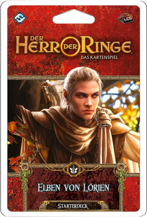 Dodatek do gry planszowej Asmodee The Lord of the Rings: The Card Game Elves of Lorien Starter Deck (4015566603370). Gry planszowe