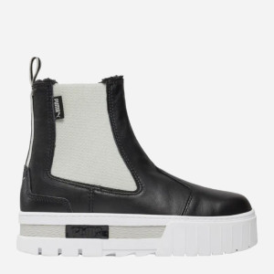 Sztyblety damskie skórzane Puma Mayze Chelsea Winter Wns 393093-02 37 (4UK) 23 cm Czarny/Biały (4099683091470). Buty za kostkę damskie