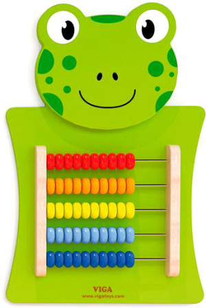 Tablica manipulacyjna Viga Toys Żaba z rachunkami (6934510506797). Tablice manipulacyjne