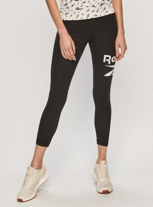 Legginsy sportowe damskie Reebok Identity Big Logo Cotton Legging 100042568 XL Czarne (4064048140292). Legginsy sportowe damskie