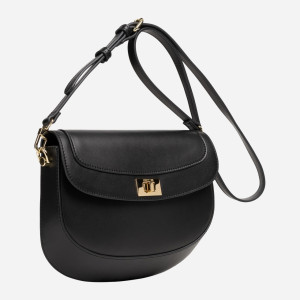 Torebka crossbody damska skórzana mała Cerruti 1881 CEBA06453M Czarna (8052579239895). Torebki i torby