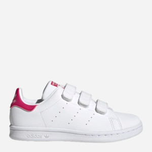 Sneakersy dla dziewczynki na rzepy adidas Originals Stan Smith CF C FX7540 35 (2.5UK) Białe (4064037696373). Tenisówki i trampki dziewczęce