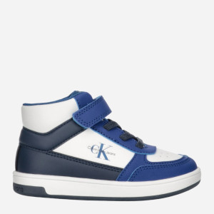 Sneakersy chłopięce za kostkę Calvin Klein Jeans Low Cut Lace-up V1X9-81049-1355B054 27 Biały/Niebieski (8052578646304). Buty sportowe i sneakersy chłopięce