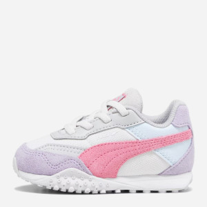 Sneakersy dziecięce dla dziewczynki Puma 394725-04 22 Biały/Liliowy (4099683221013). Buty sportowe i sneakersy dziewczęce