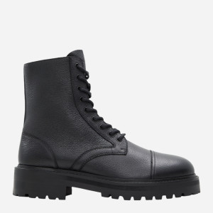 Glany męskie skórzane ALDO 13662746-001 42 (9US) 26.3 cm Czarne (057005646542). Buty męskie za kostkę