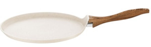 Patelnia do naleśników Ambition Nature z powłoką Pfluon Biała 28 cm (5904134341488). Patelnie