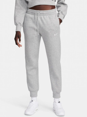 Spodnie dresowe damskie polarowe Nike Sportswear Phoenix Fleece FZ7626-063 XL Szare. Spodnie sportowe damskie