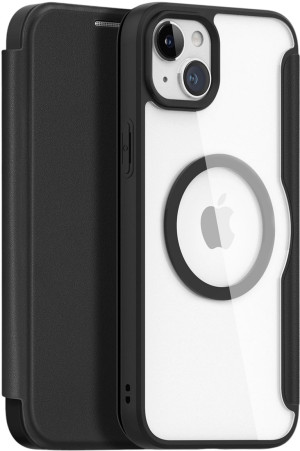 Etui z klapką Dux Ducis Skin X Pro do iPhone 15 z MagSafe Black (6934913025178). Etui i pokrowce na telefony