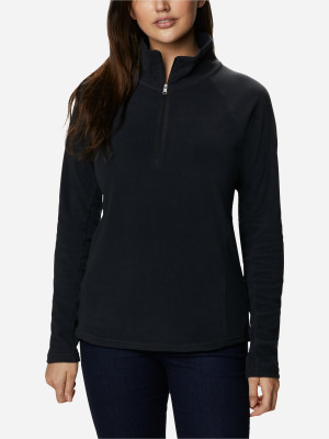 Bluza damska nierozpinana streetwear Columbia Glacial IV 1/2 Zip 1802201010 L Czarna (191454558244). Bluzy damskie streetwear