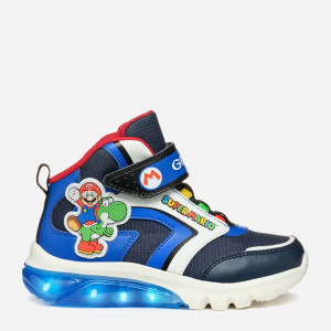 Trzewiki chłopięce Geox J Ciberdron Boy Super Mario J46LBJ054FUC4226 33 Ciemnogranatowe (8056206923522). Botki i trzewiki chłopięce