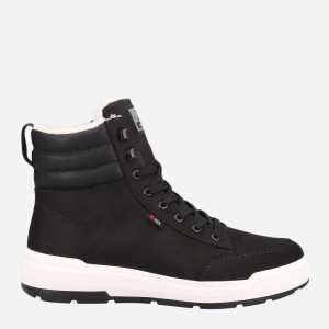 Zimowe trzewiki męskie zamszowe RIEKER U0071-00 40 (6.5UK) 26 cm Czarne (4060596948342). Buty męskie za kostkę