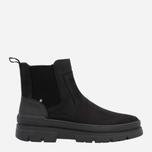 Sztyblety męskie zamszowe RIEKER U1272-00 40 (6.5UK) 26 cm Czarne (4061811409495). Buty męskie za kostkę