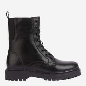 Trzewiki damskie skórzane Geox D26QDD00043-C9999 36.5 Czarne (8050036776082). Buty za kostkę damskie