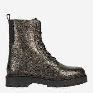 Trzewiki damskie skórzane Geox D26QDD000CR-C1357 38.5 Złote (8050036837493). Buty za kostkę damskie