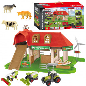 Zestaw do zabawy Woopie Farm Park Traktory + Figurki 42 elementy (5904326945487). Zestawy zabawek dla dzieci