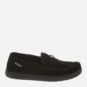 Mokasyny męskie zamszowe Bearpaw Moc Ii 1295M-001 45 (11UK/12US) 30 cm Czarne (795240172968). Mokasyny męskie