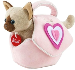 Maskotka Trudi Kotek w różowej torebce 20 cm (8006529297169). Maskotki