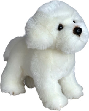 Maskotka Dubi Maltańczyk w pozycji stojącej 30 cm (5905965330436). Maskotki