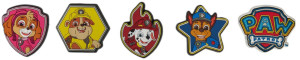 Przypinki do butów Crocs Jibbitz Paw Patrol 10012081 5 szt Wielokolorowe (0196265460717). Akcesoria do butów