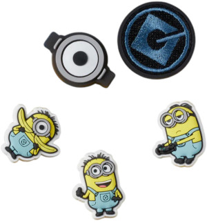Przypinki do butów Crocs Jibbitz Minions 10012725 5 szt Wielokolorowe (0196265689798). Akcesoria do butów
