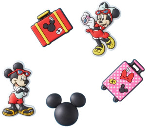 Przypinki do butów Crocs Jibbitz Mickey Vacation 10013564 5 szt Wielokolorowe (0196265645473). Akcesoria do butów