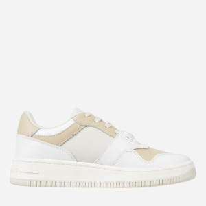 Sneakersy damskie skórzane Tommy Hilfiger EN0EN02606-AB9 39 Beżowy/Biały (8720637369777). Buty sportowe damskie