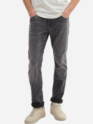 Jeansy regular fit męskie Tom Tailor 1043795 30-32 Ciemnoszare (4068127321954). Jeansy męskie