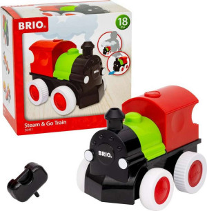 Lokomotywa Brio Steam & Go Train (7312350304114). Autka i pojazdy zabawkowe