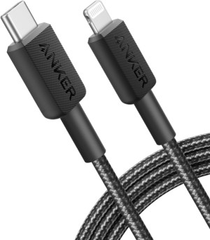 Kabel Anker 322 USB Type-C - Lightning PD Nylon 1.8 m Black (A81B6G11). Kable, adaptery i przejściówki