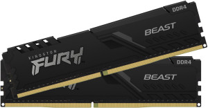 Pamięć RAM Kingston Fury DDR4-3200 16384MB PC4-25600 (zestaw 2x8192) Best Black (KF432C16BBK2/16). Pamięć RAM