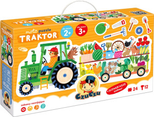 Puzzle CzuCzu Moto puzzle Traktor 24 elementy (5902983493211). Puzzle i układanki