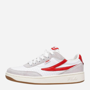 Sneakersy damskie skórzane Fila Sevaro FFW0283-13041 39 Biały/Czerwony (8719477767232). Tenisówki i trampki damskie