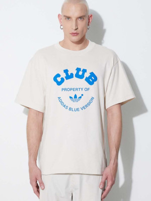 Koszulka męska bawełniana adidas IA2489 L Beżowa (4066752998367). T-shirty męskie