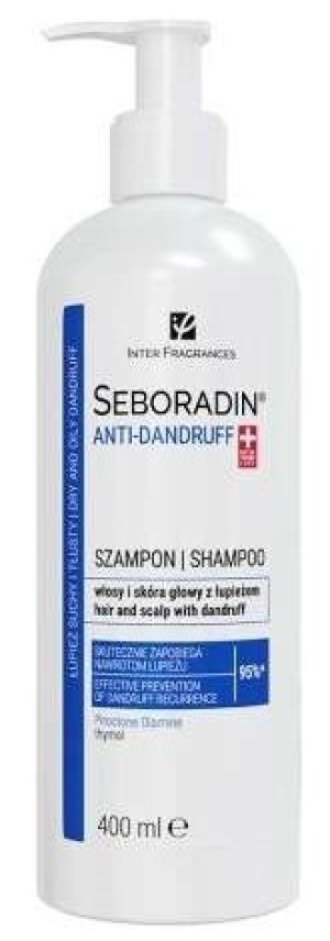 Szampon przeciwłupieżowy Inter Fragrances Seboradin 400 ml (5902751586589). Szampony