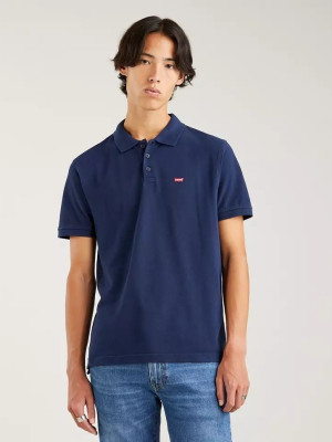 Koszulka polo męska długa Levi's Levis Hm Polo 35883-0005 S Granatowa (5400970028441). Koszulki polo męskie