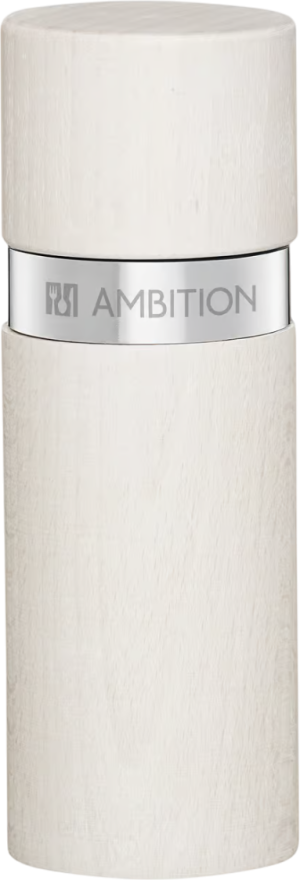 Młynek do pieprzu i soli Ambition Ring drewniany matowy biały 15 cm (5904134804273). Akcesoria do przypraw