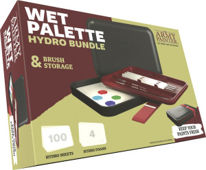 Zestaw akcesoriów do malowania The Army Painter Wet Palette Hydro Bundle & Brush Storage (5713799505506). Akcesoria modelarskie