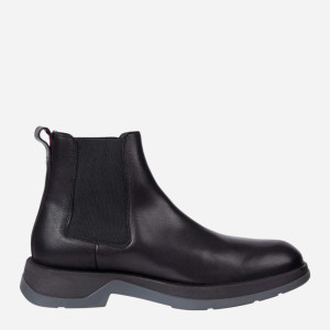 Sztyblety męskie skórzane Tommy Hilfiger FM0FM04595-BDS 43 Czarne (8720644270318). Buty męskie za kostkę