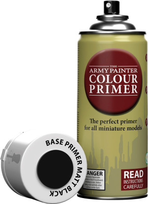 Primer-spray The Army Painter Colour Primer Matt Czarny 400 ml (5713799300118). Akcesoria modelarskie