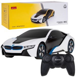 Samochód zdalnie sterowany Rastar BMW i8 1:24 (6930751320239). Zabawki zdalnie sterowane
