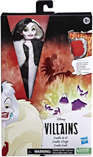 Lalki z akcesoriami Hasbro Disney Villains Cruella de Vil 28 cm (5010993911486). Lalki dla dzieci