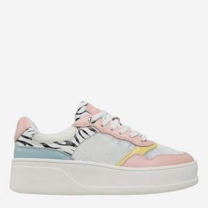 Sneakersy damskie ze skóry naturalnej do kostki GOE LL2N4053 38 Wielokolorowe (5903163987308). Tenisówki i trampki damskie