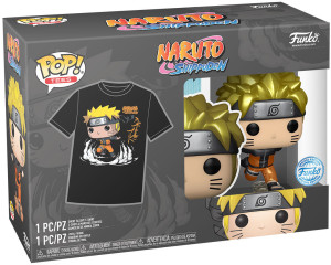 Zestaw prezentowy Funko Pop! & Tee Naruto Shippuden Exclusive Figurka 9 cm + Koszulka Rozmiar XL (889698647540). Figurki superbohaterów