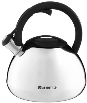 Czajnik Ambition Berry srebrny 2.6 l (5904134508812). Czajniki na gaz