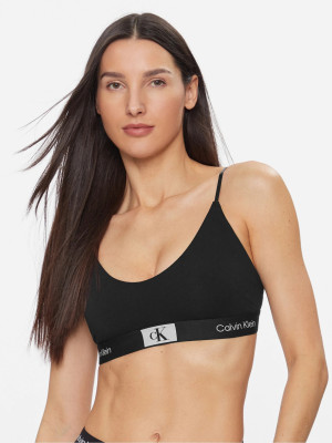 Biustonosz damski bez fiszbin Calvin Klein Underwear 000QF7216E-UB1 XS Czarny (8720107330481). Biustonosze damskie