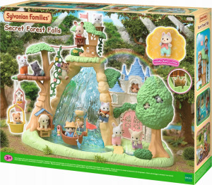 Zestaw Sylvanian Families Epoch Wyspa z wodospadem Secret Forest (5054131057612). Zestawy zabawek dla dzieci