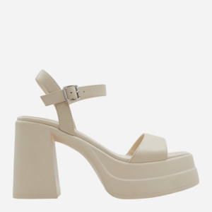 Sandały damskie na platformie ALDO 13573915-110 39 (8.5US) 25.1 cm Białe (747544361289). Eleganckie sandały damskie