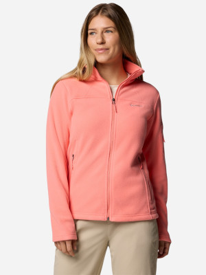 Bluza damska rozpinana streetwear z kołnierzykiem Columbia Fast Trek II Jacket 1465351685 L Brzoskwiniowa (195982089775). Bluzy damskie streetwear
