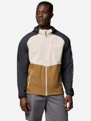 Kurtka wiatrówka męska sportowa Columbia Panther Creek II Jacket 2140381257 M Kremowy/Brązowy (195982622293). Kurtki wiatrówki męskie