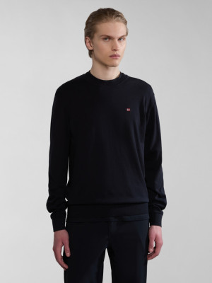 Bluza bez kaptura męska Napapijri Decatur 5 NP0A4HUW0411 XL Czarna (194905914705). Bluzy bez kaptura męskie